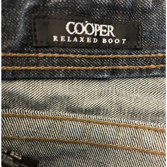 AFFLICTION COOPER RELAXED BOOT CUT BLUE JEANS Size Mens 32 - Picture 5 of 7